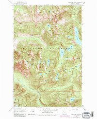 Snoqualmie Lake Washington Historical topographic map, 1:24000 scale, 7.5 X 7.5 Minute, Year 1965