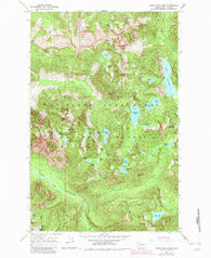 Snoqualmie Lake Washington Historical topographic map, 1:24000 scale, 7.5 X 7.5 Minute, Year 1965