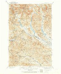 Snoqualmie Pass Washington Historical topographic map, 1:125000 scale, 30 X 30 Minute, Year 1901