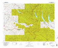 Snoqualmie Pass Washington Historical topographic map, 1:100000 scale, 30 X 60 Minute, Year 1975