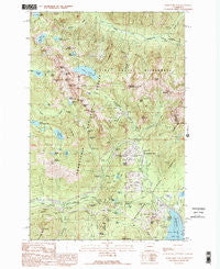 Snoqualmie Pass Washington Historical topographic map, 1:24000 scale, 7.5 X 7.5 Minute, Year 1989