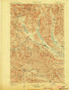 Snoqualmie Washington Historical topographic map, 1:125000 scale, 30 X 30 Minute, Year 1903