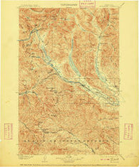Snoqualmie Washington Historical topographic map, 1:125000 scale, 30 X 30 Minute, Year 1903
