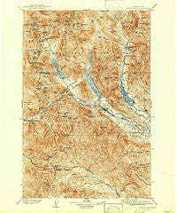 Snoqualmie Washington Historical topographic map, 1:125000 scale, 30 X 30 Minute, Year 1903