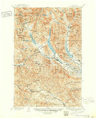 Snoqualmie Washington Historical topographic map, 1:125000 scale, 30 X 30 Minute, Year 1903
