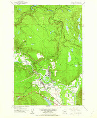 Snoqualmie Washington Historical topographic map, 1:24000 scale, 7.5 X 7.5 Minute, Year 1953