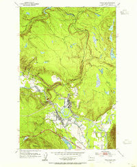 Snoqualmie Washington Historical topographic map, 1:24000 scale, 7.5 X 7.5 Minute, Year 1953