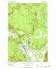 Snoqualmie Washington Historical topographic map, 1:24000 scale, 7.5 X 7.5 Minute, Year 1953