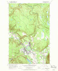 Snoqualmie Washington Historical topographic map, 1:24000 scale, 7.5 X 7.5 Minute, Year 1953