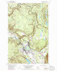 Snoqualmie Washington Historical topographic map, 1:24000 scale, 7.5 X 7.5 Minute, Year 1953