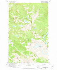 Snowking Mtn. Washington Historical topographic map, 1:24000 scale, 7.5 X 7.5 Minute, Year 1966