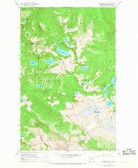 Snowking Mtn. Washington Historical topographic map, 1:24000 scale, 7.5 X 7.5 Minute, Year 1966
