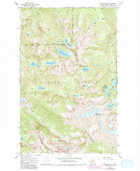 Snowking Mtn. Washington Historical topographic map, 1:24000 scale, 7.5 X 7.5 Minute, Year 1966