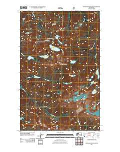 Snowking Mountain Washington Historical topographic map, 1:24000 scale, 7.5 X 7.5 Minute, Year 2011