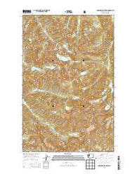 Snowking Mountain Washington Current topographic map, 1:24000 scale, 7.5 X 7.5 Minute, Year 2014