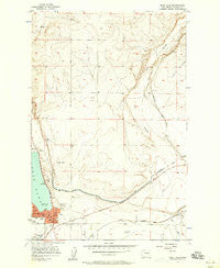 Soap Lake Washington Historical topographic map, 1:24000 scale, 7.5 X 7.5 Minute, Year 1956