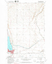 Soap Lake Washington Historical topographic map, 1:24000 scale, 7.5 X 7.5 Minute, Year 1956