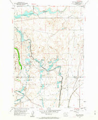 Soda Lake Washington Historical topographic map, 1:24000 scale, 7.5 X 7.5 Minute, Year 1954