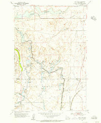 Soda Lake Washington Historical topographic map, 1:24000 scale, 7.5 X 7.5 Minute, Year 1954