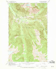 Sonny Boy Lakes Washington Historical topographic map, 1:24000 scale, 7.5 X 7.5 Minute, Year 1963