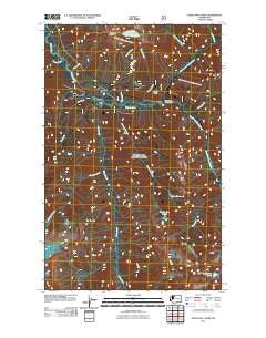Sonny Boy Lakes Washington Historical topographic map, 1:24000 scale, 7.5 X 7.5 Minute, Year 2011