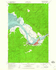 South Bend Washington Historical topographic map, 1:24000 scale, 7.5 X 7.5 Minute, Year 1957