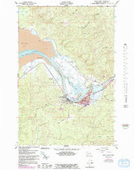 South Bend Washington Historical topographic map, 1:24000 scale, 7.5 X 7.5 Minute, Year 1957