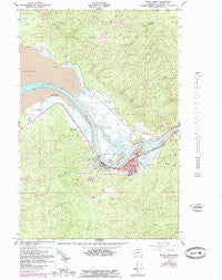 South Bend Washington Historical topographic map, 1:24000 scale, 7.5 X 7.5 Minute, Year 1957