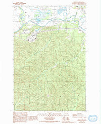 South Elma Washington Historical topographic map, 1:24000 scale, 7.5 X 7.5 Minute, Year 1986