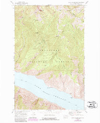 South Navarre Peak Washington Historical topographic map, 1:24000 scale, 7.5 X 7.5 Minute, Year 1968