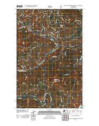 South Huckleberry Mountain Washington Historical topographic map, 1:24000 scale, 7.5 X 7.5 Minute, Year 2011