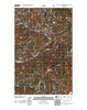 South Huckleberry Mountain Washington Historical topographic map, 1:24000 scale, 7.5 X 7.5 Minute, Year 2011