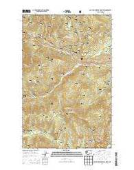 South Huckleberry Mountain Washington Current topographic map, 1:24000 scale, 7.5 X 7.5 Minute, Year 2014