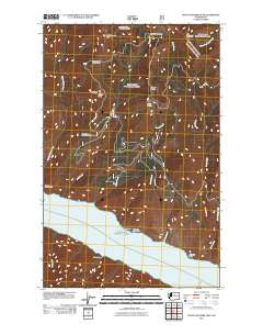 South Navarre Peak Washington Historical topographic map, 1:24000 scale, 7.5 X 7.5 Minute, Year 2011