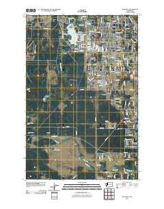 Spanaway Washington Historical topographic map, 1:24000 scale, 7.5 X 7.5 Minute, Year 2011