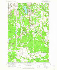 Spanaway Washington Historical topographic map, 1:24000 scale, 7.5 X 7.5 Minute, Year 1959