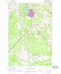 Spanaway Washington Historical topographic map, 1:24000 scale, 7.5 X 7.5 Minute, Year 1959
