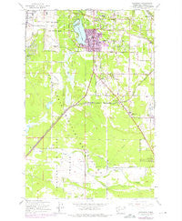 Spanaway Washington Historical topographic map, 1:24000 scale, 7.5 X 7.5 Minute, Year 1959