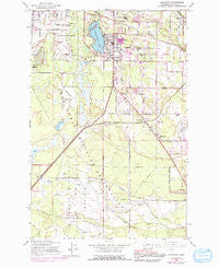 Spanaway Washington Historical topographic map, 1:24000 scale, 7.5 X 7.5 Minute, Year 1959