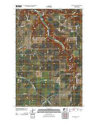 Spangle East Washington Historical topographic map, 1:24000 scale, 7.5 X 7.5 Minute, Year 2011