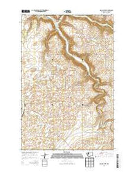 Spangle East Washington Current topographic map, 1:24000 scale, 7.5 X 7.5 Minute, Year 2014