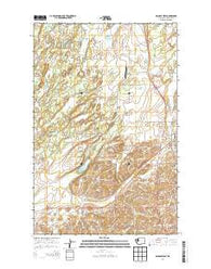 Spangle West Washington Current topographic map, 1:24000 scale, 7.5 X 7.5 Minute, Year 2014
