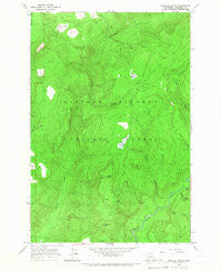 Spencer Butte Washington Historical topographic map, 1:24000 scale, 7.5 X 7.5 Minute, Year 1965