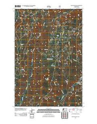 Spencer Butte Washington Historical topographic map, 1:24000 scale, 7.5 X 7.5 Minute, Year 2011