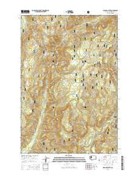 Spencer Butte Washington Current topographic map, 1:24000 scale, 7.5 X 7.5 Minute, Year 2014