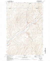 Sperry Washington Historical topographic map, 1:24000 scale, 7.5 X 7.5 Minute, Year 1981