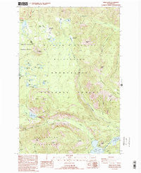Spiral Butte Washington Historical topographic map, 1:24000 scale, 7.5 X 7.5 Minute, Year 1988