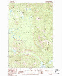 Spiral Butte Washington Historical topographic map, 1:24000 scale, 7.5 X 7.5 Minute, Year 1988