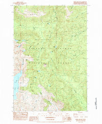 Spirit Lake East Washington Historical topographic map, 1:24000 scale, 7.5 X 7.5 Minute, Year 1984
