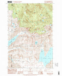 Spirit Lake West Washington Historical topographic map, 1:24000 scale, 7.5 X 7.5 Minute, Year 1984